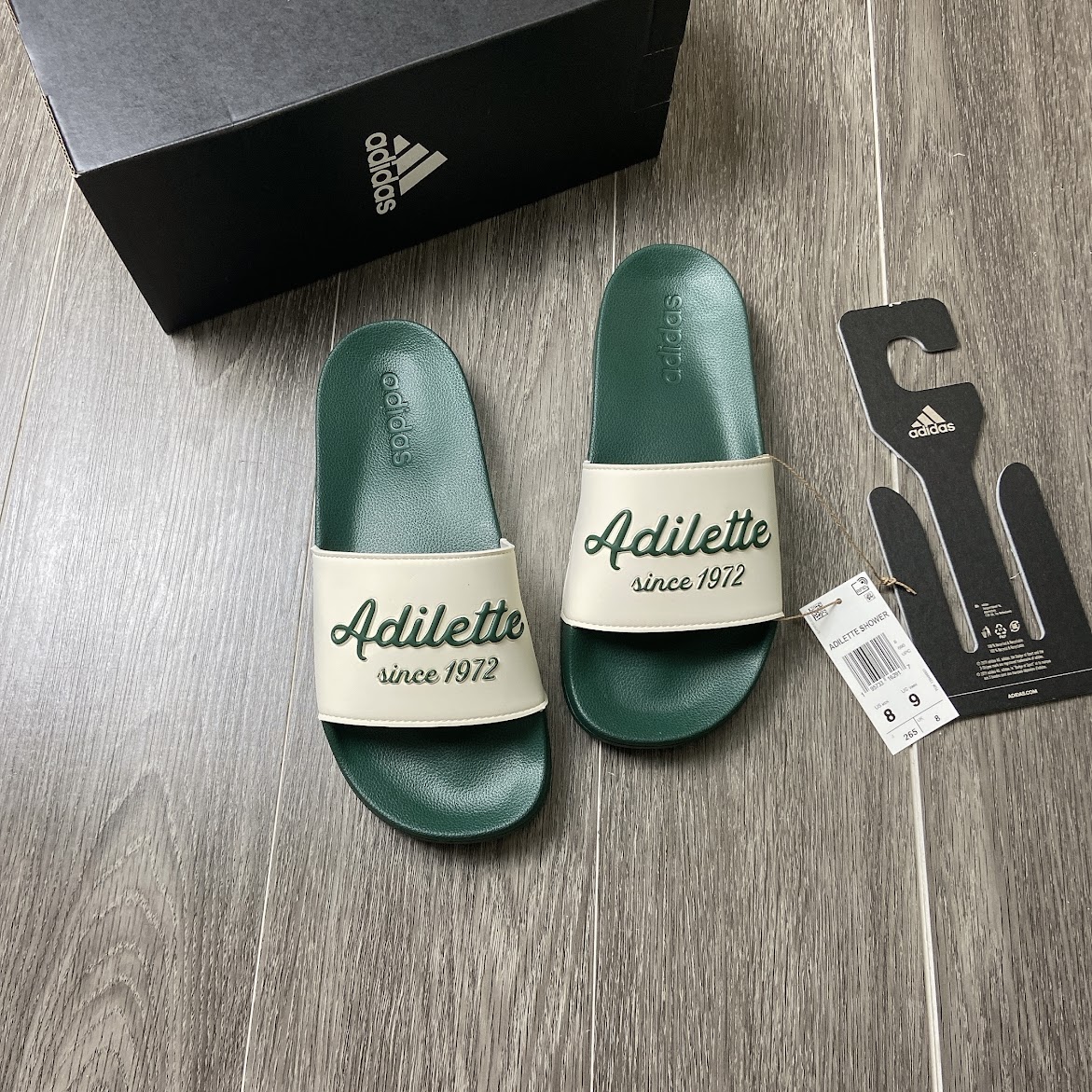 Dép Adidas ADILETTE SHOWER Since 1972 Green [GW8749]
