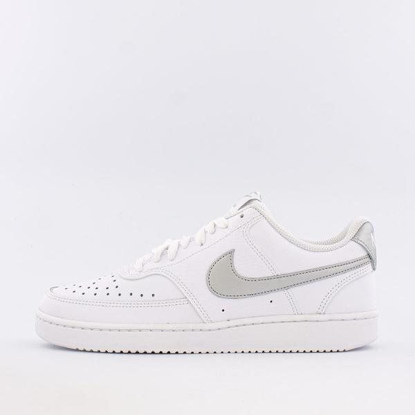 GIÀY NIKE COURT VISION LOW logo bạc CD5434 -111