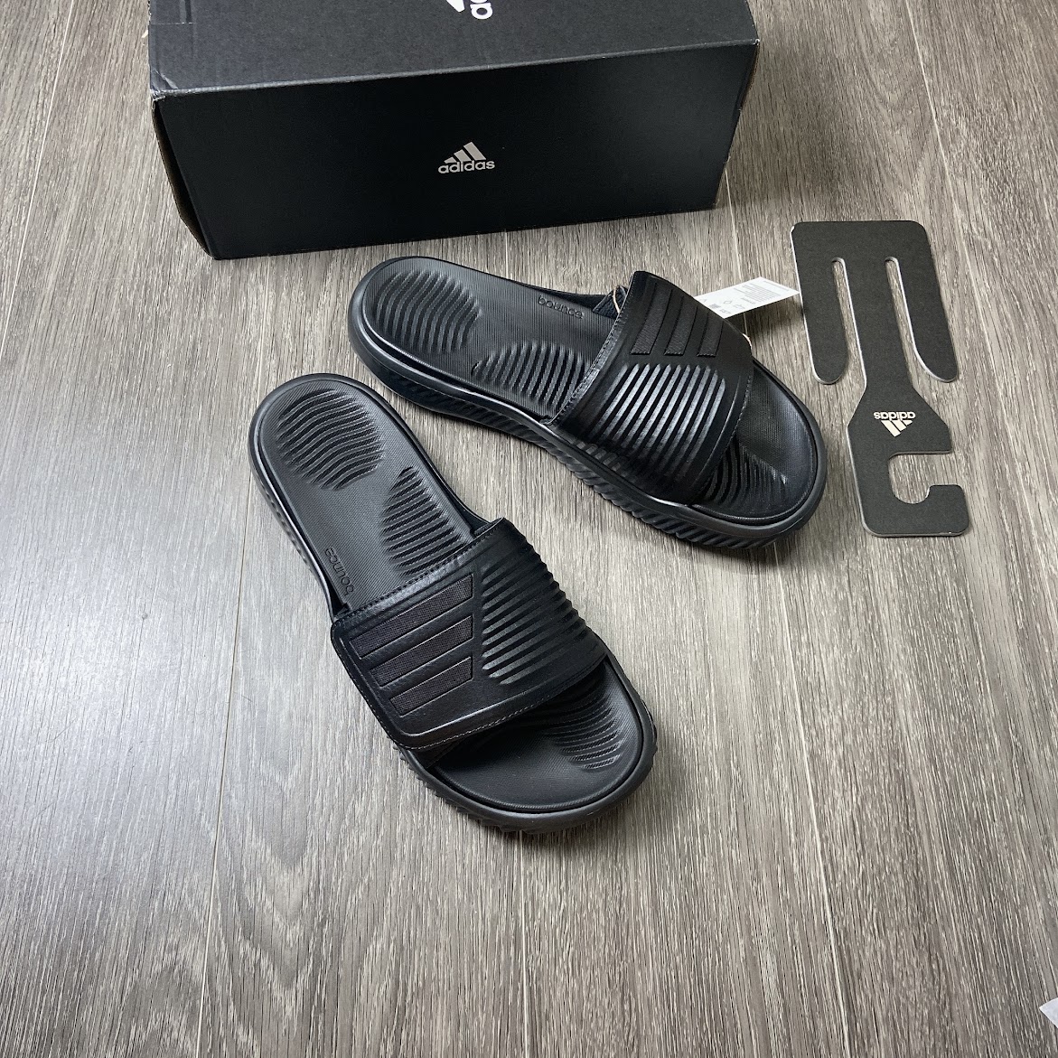 Dép Adidas AlphaBounce Triple Black 2.0 [ GY9416 ]