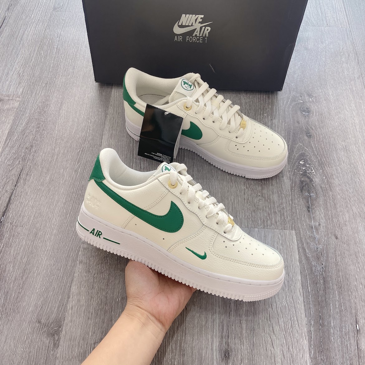 Giày Nike Air Force 1 Low 07 LV8 Sail Malachite [ DQ7658-101 ] (AF1)