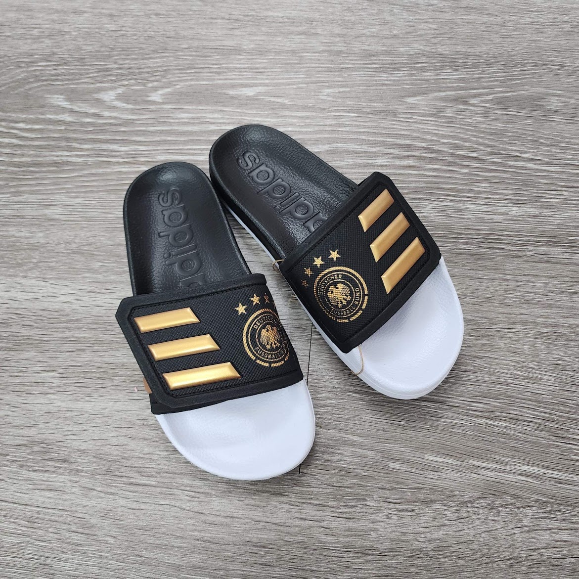 Dép Adidas ADILETTE TND Black Gold Có Hộp ( GX9706 )