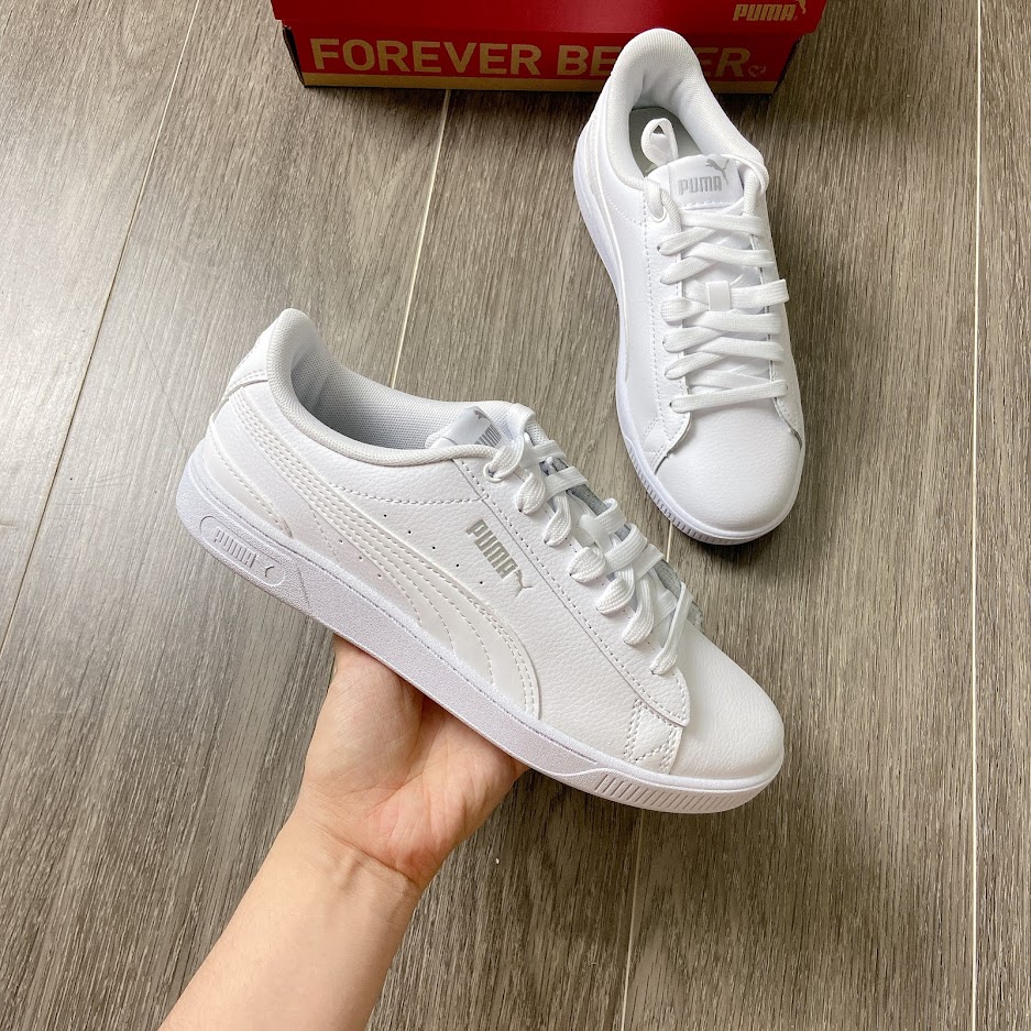 Gi y Puma Vikky V3 Leather White Silver 383115 02 CITISHOP
