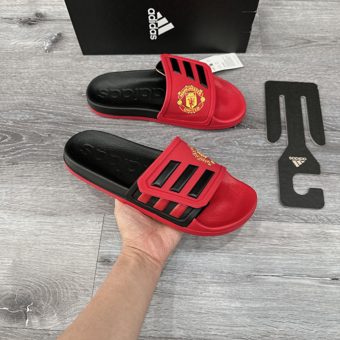 Dép Adidas Adilette TND Manchester United Red Black [ GZ5940 ]