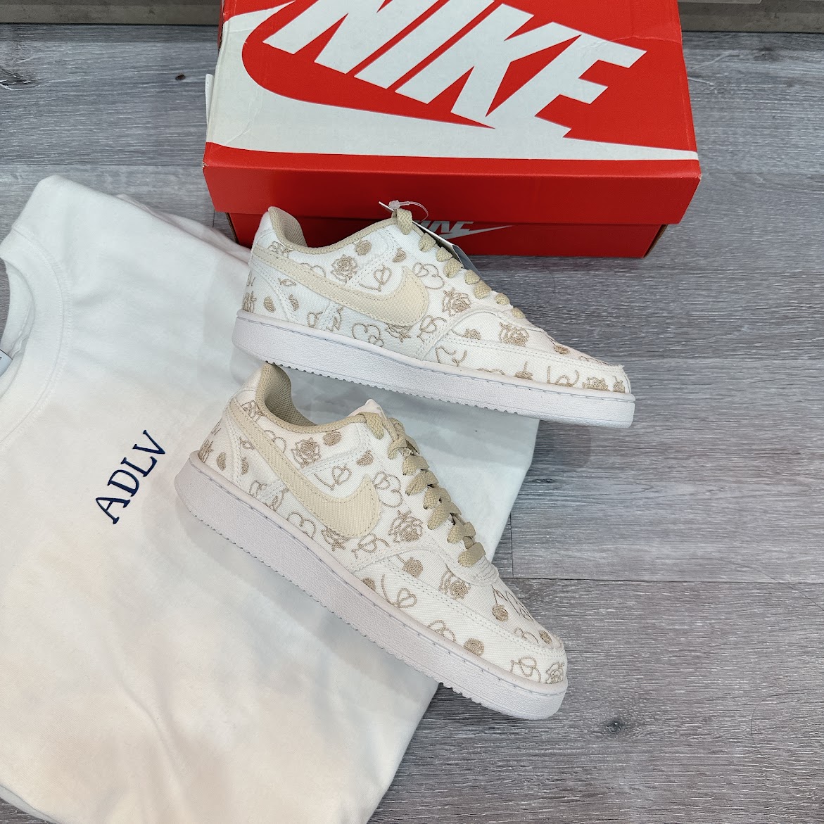 Giày Nike Court Vision Low Valentine Day [ DJ9297 100 ]