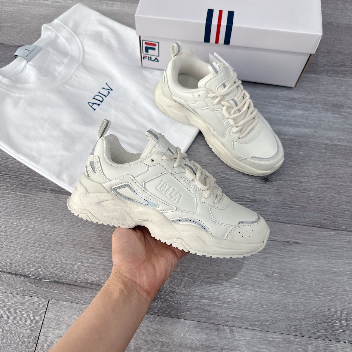 Giày Fila Beacon White [ 1RM02137E 926 ]