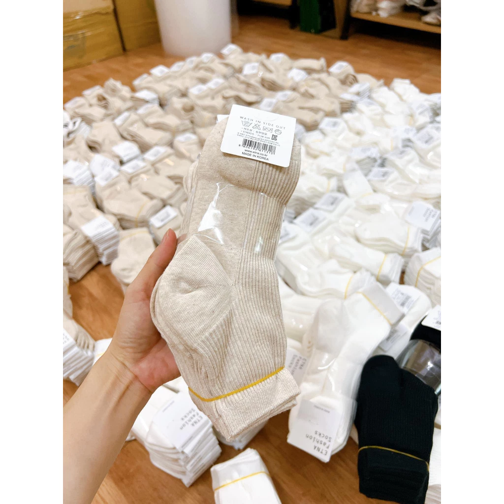 Tất Enta Fashion Unisex Nội Địa Hàn Cổ Cao