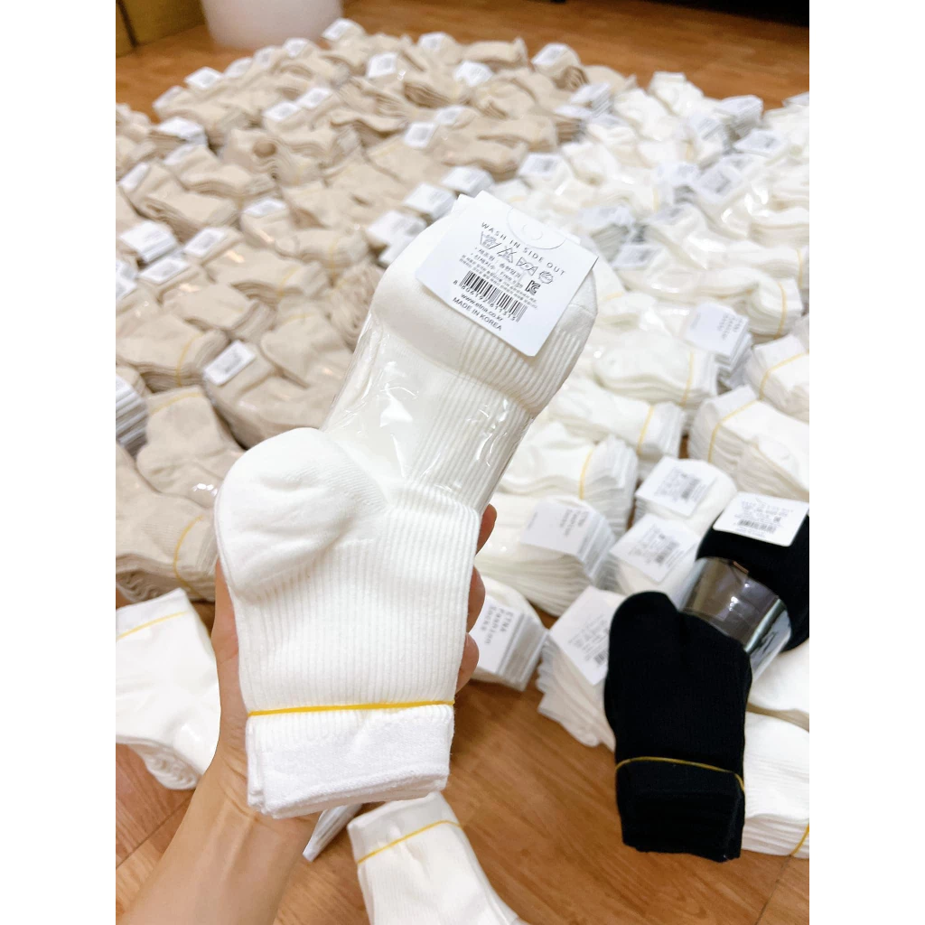 Tất Enta Fashion Unisex Nội Địa Hàn Cổ Cao