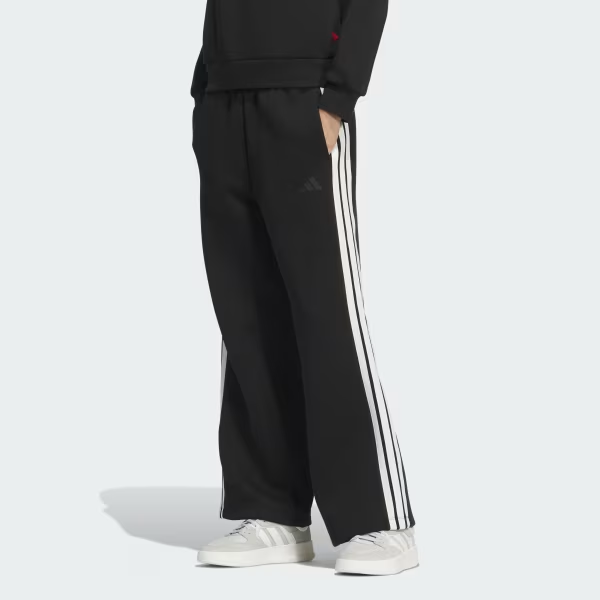Quần Adidas CNY Wide Leg Knit Black [ JZ1642 ]