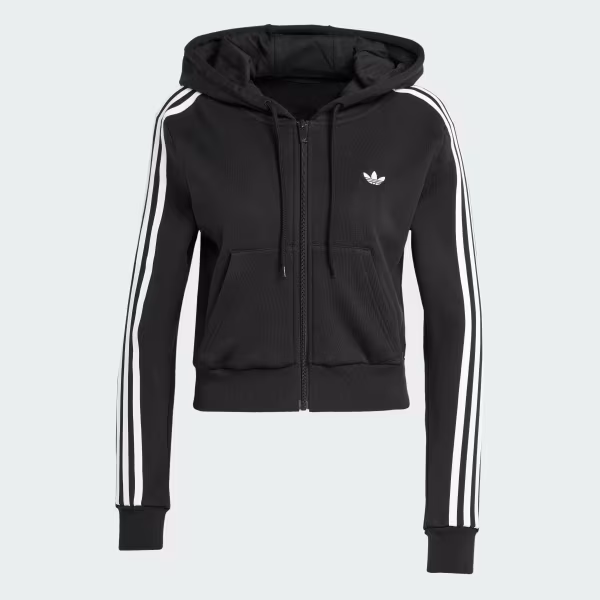 Áo Adidas Adilenium Season 3 Short Full-Zip Hoodie Washed Black  [ JX9220 ]