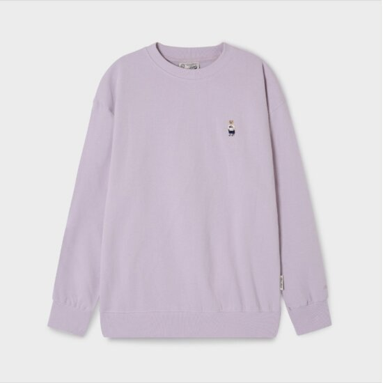 Áo WHOAU Steve Sweatshirt Brushed Light Purple [ WHMWF4T11U-01 ]