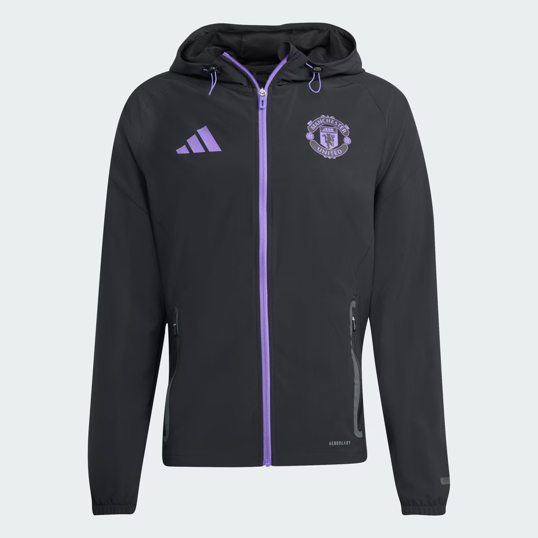 Set Quần Áo Adidas Manchester United Tiro 25 Competition Vis Tech Travel Jacket [ JV5351 / JV5352 ]