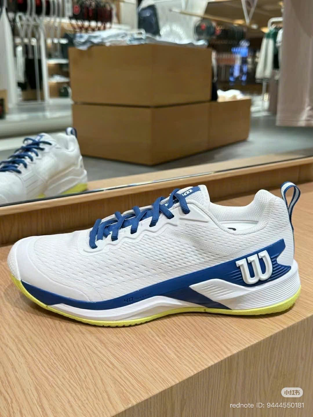 Giày Wilson Athletic Rush Pro 4.5 White Navy [ WRS335480 ]