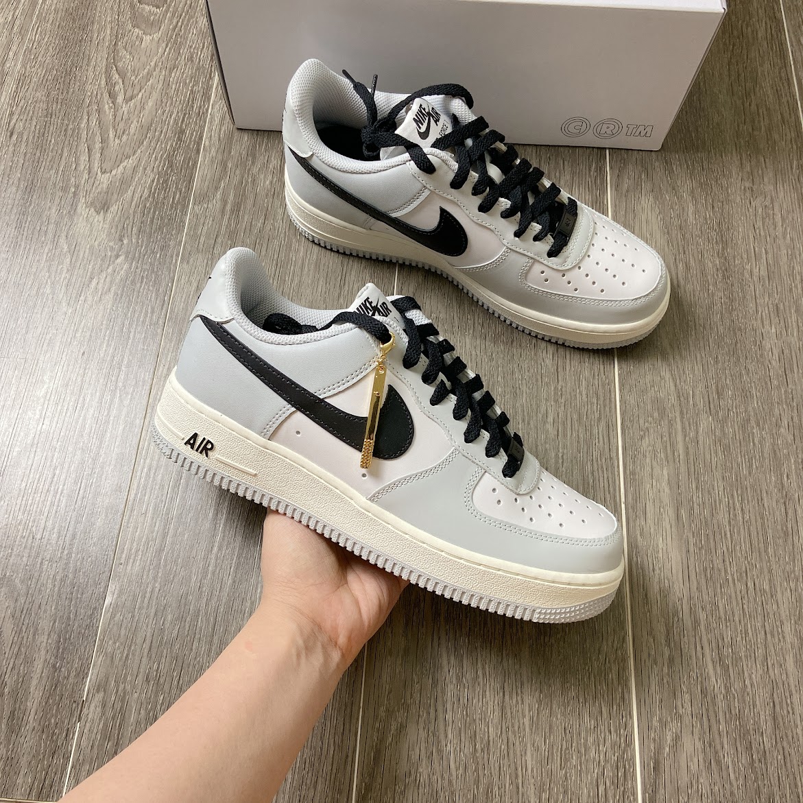 Giày Nike AF1 Custom Smoke Unlocker