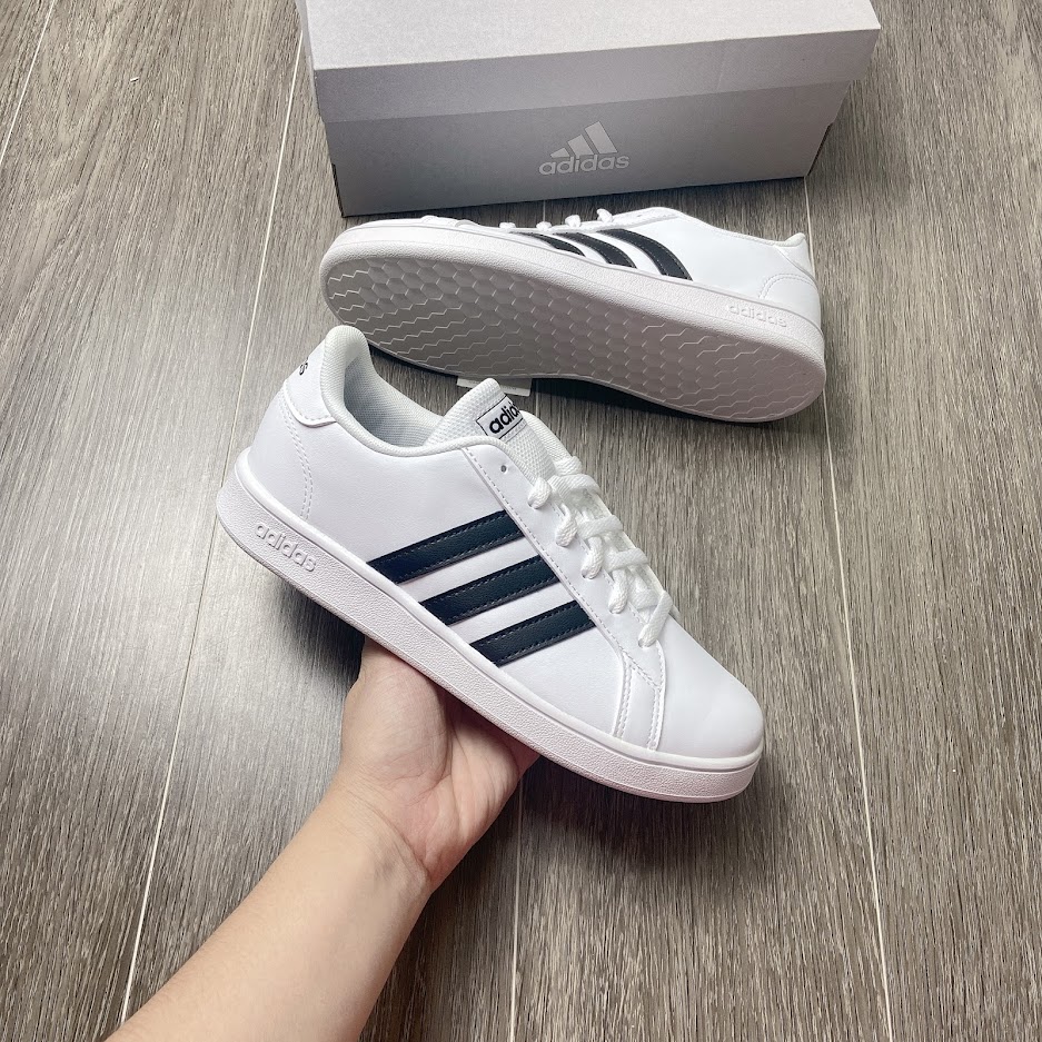 Giày Adidas Grand Court Gót Trắng (EF0103)