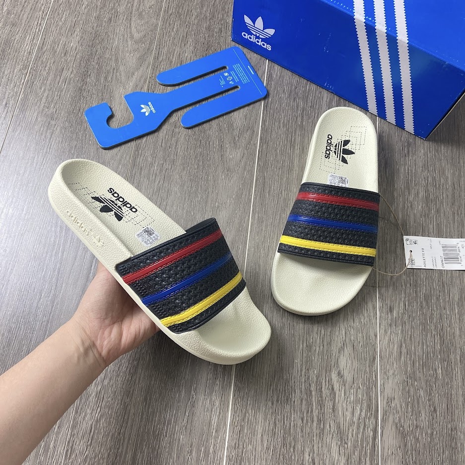 Dép Adidas Adilette Slide Black Team Power Red [ GW9637 ]