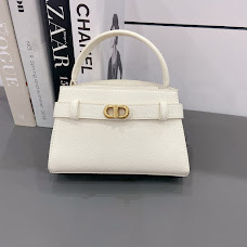 Túi Charles & Keith Aubrielle Metallic-Buckle Top Handle Bag - Cream [ CK2-50270880 ]