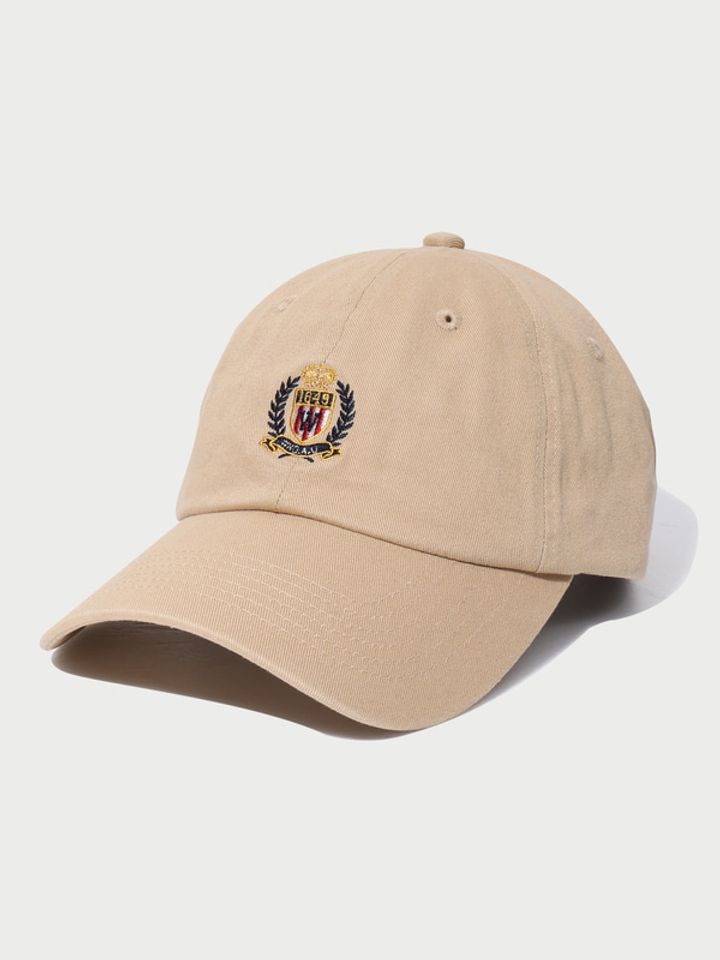 Mũ Whoau Signature Ball Cap 1 Beige [ WHACC3794A-00 ]