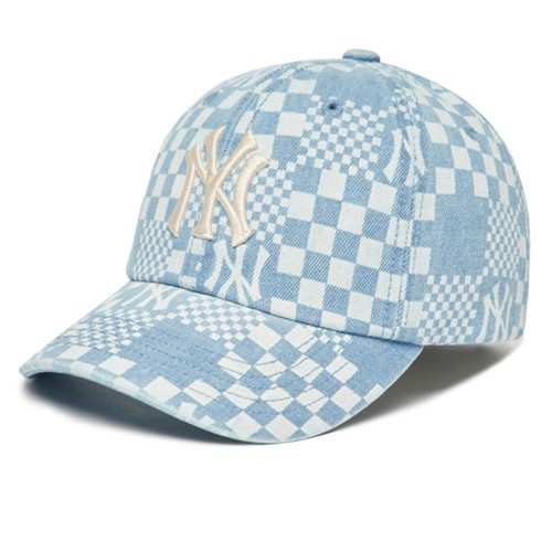 Mũ MLB Checkerboard Denim Unstructured Ball Cap NY Yankees [3ACP8602N-50BLL]