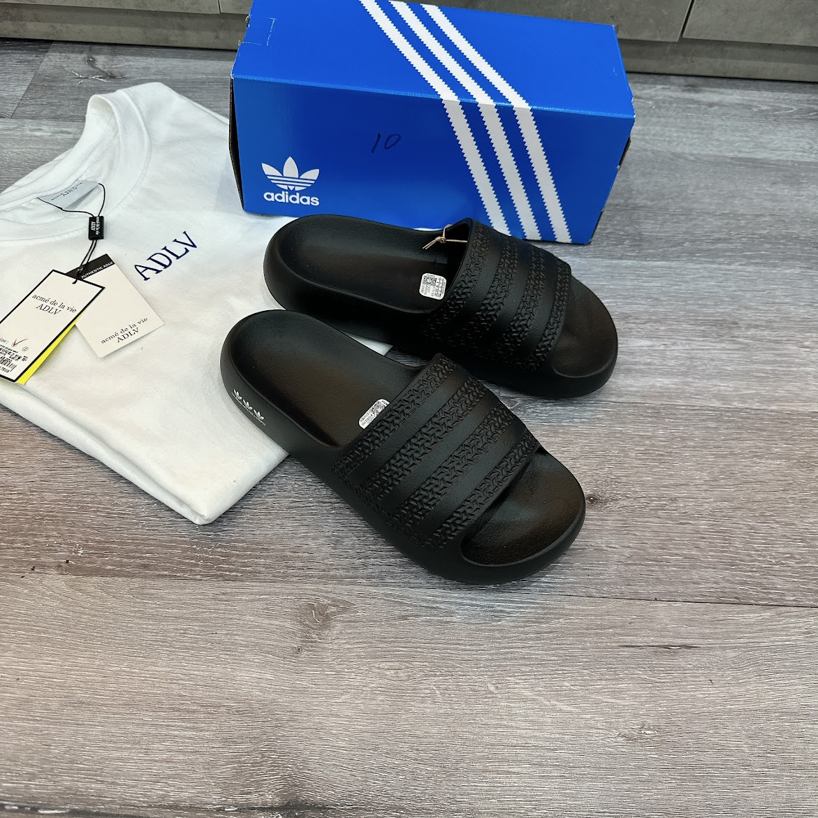 Dép Adidas Adilette Ayoon Màu Đen [ GX1979 ]