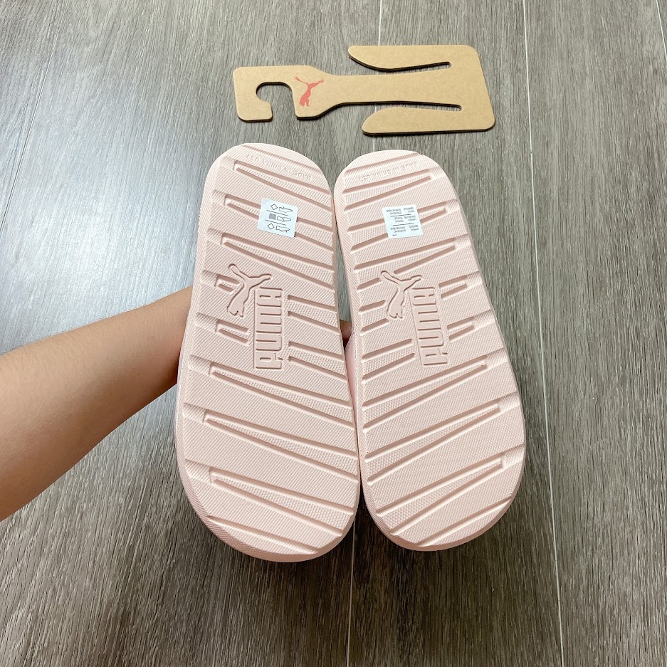 Dép PUMA Cool Cat hồng vàng 371013 15