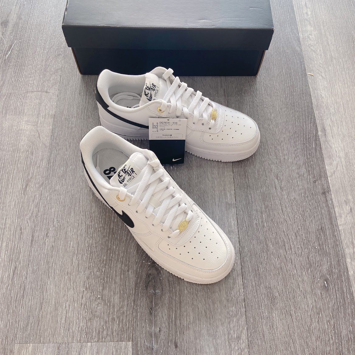 Giày Nike Air Force 1 07 LV8 40th Anniversary White Black [ DQ7658-100 ] (AF1)