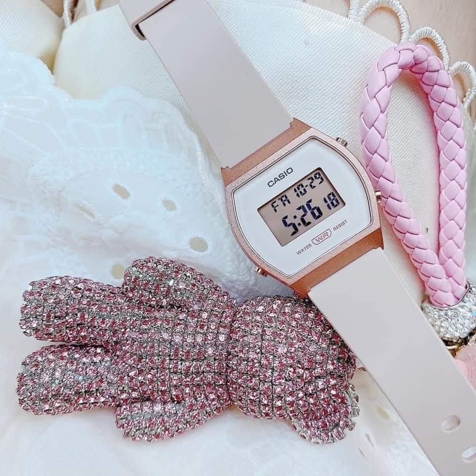 Đồng Hồ Nữ Casio LW-204-1ACF Hồng Mặt 35mm