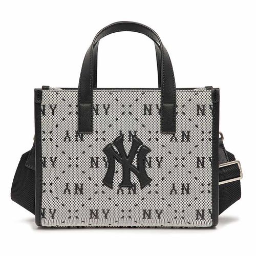 Túi Xách MLB Big Diamond Monogram Jacquard Small Tote Bag NYork Yankees Màu Đen [ 3AORS013N-50BKS ]