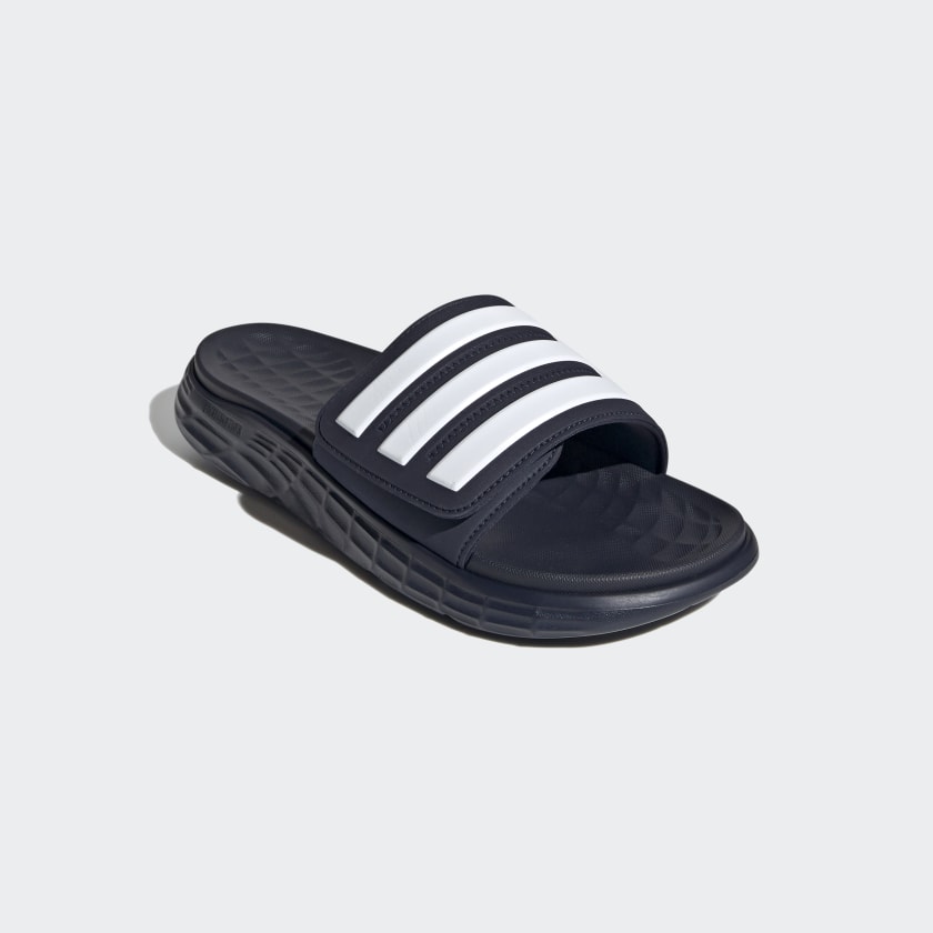 Dép Adidas Duramo SL Slide Xanh Trắng FY6034