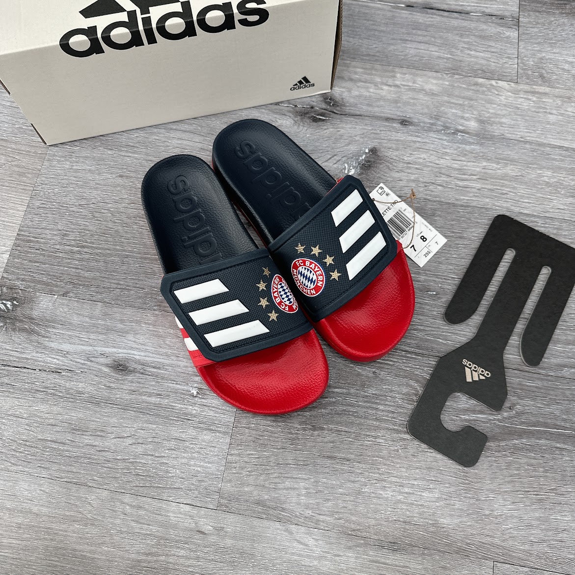 Dép Adidas Adilette TND Bayerm Munich Navy Scarlet [ GZ5937 ]