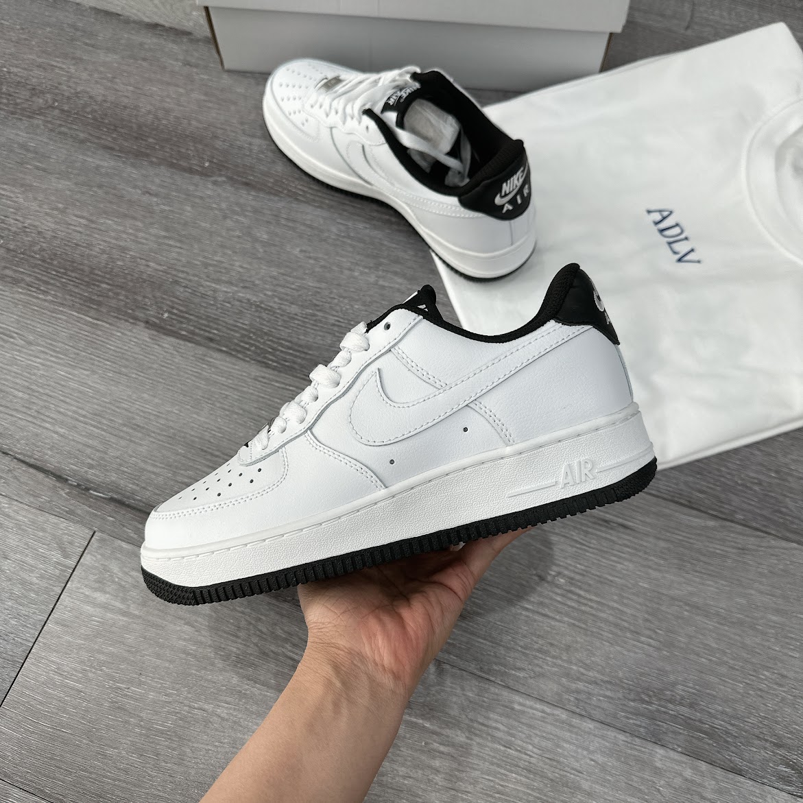 Giày Nike Air Force 1  Low 07 White Black [ DR9867 102 ]
