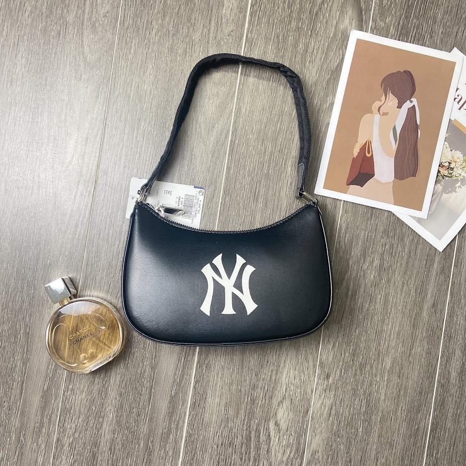 Túi MLB Big Logo Hobo NY [ 3ABQS051N-50BKS ]