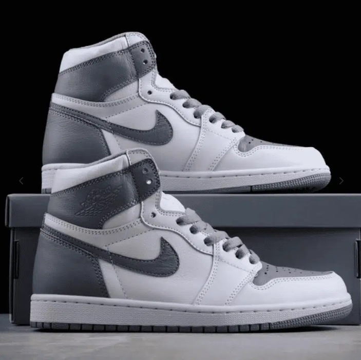 Giày Nike Air Jordan 1 Retro High OG White Stealth [ 555088-037 ]