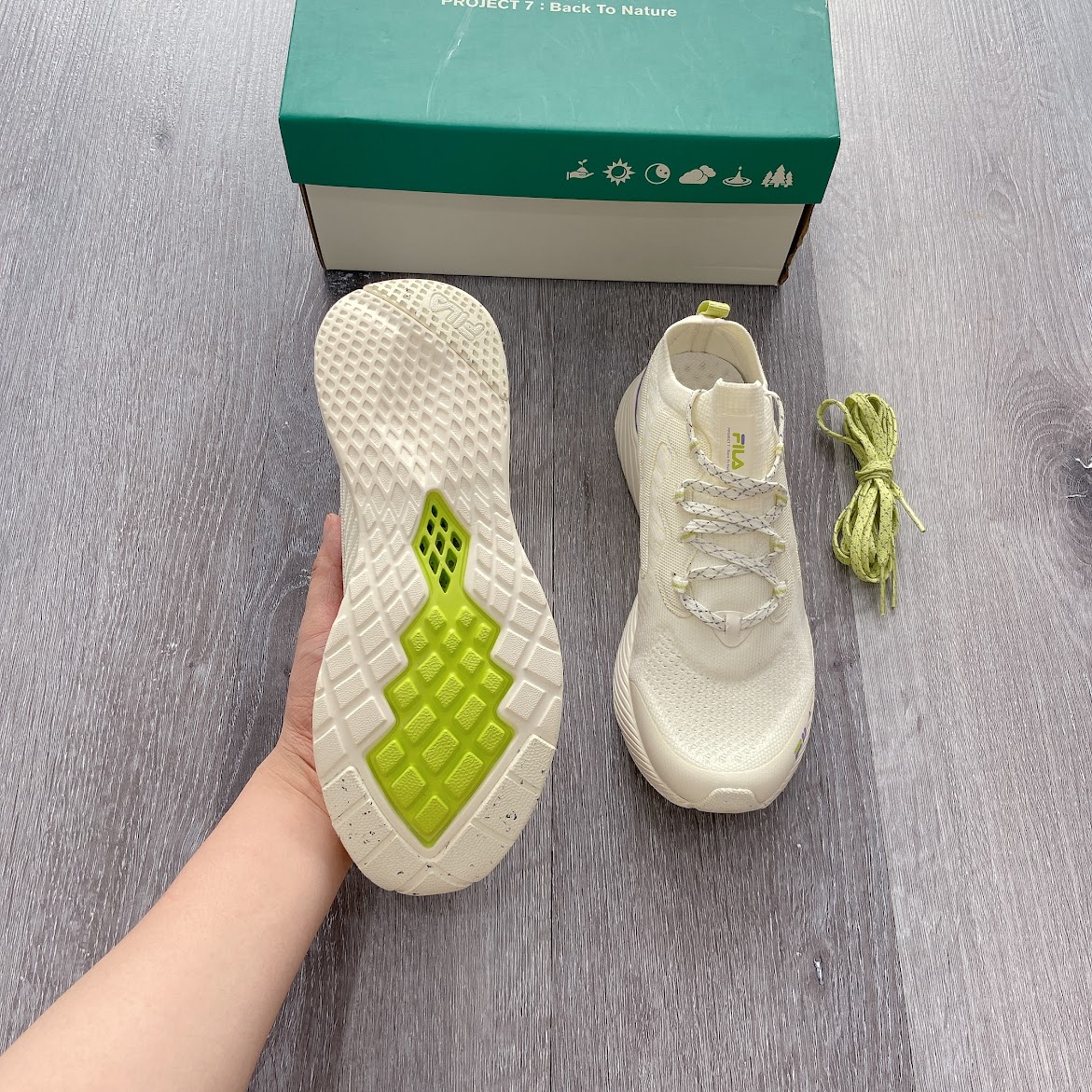 Giày FILA Project 7  Filargb Flex New Day [ 1RM01686D 144 ]