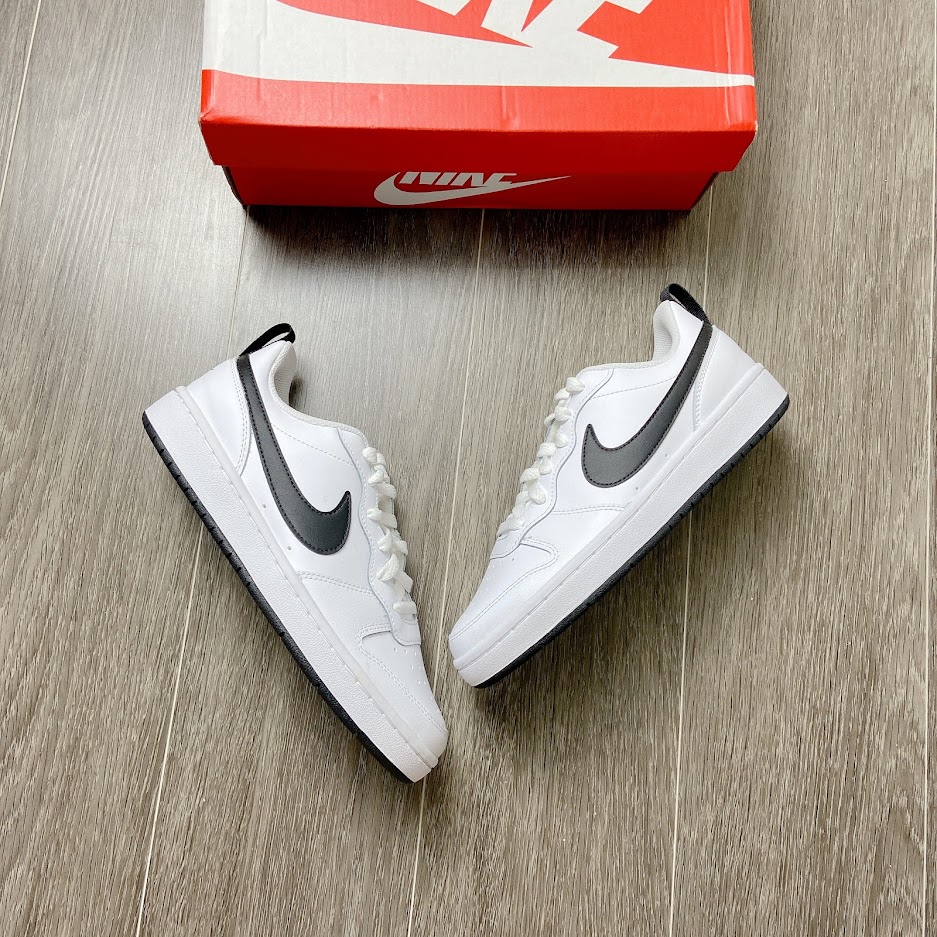 Giày Nike Court Borough Low 2 White Black BQ5448 104