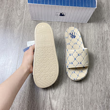 Dép MLB MOUND DIA MONO NY Màu nâu [ 3ALPAD123-50BGS ]