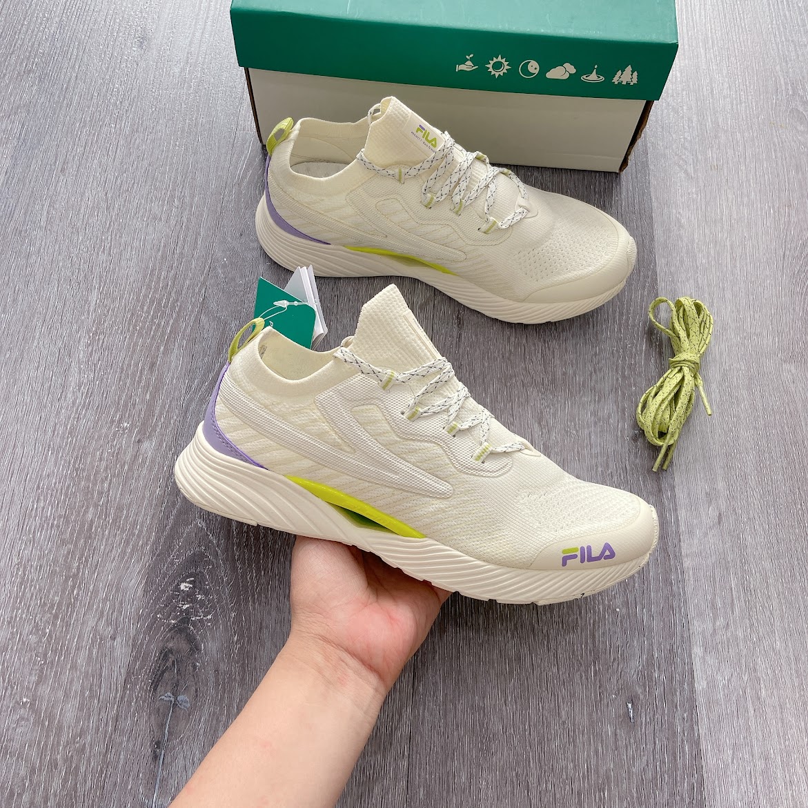 Giày FILA Project 7  Filargb Flex New Day [ 1RM01686D 144 ]