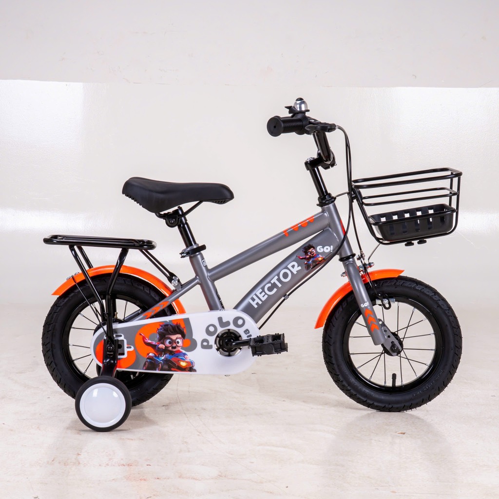Xe đạp trẻ em HECTOR Polo có bánh phụ cho bé trai