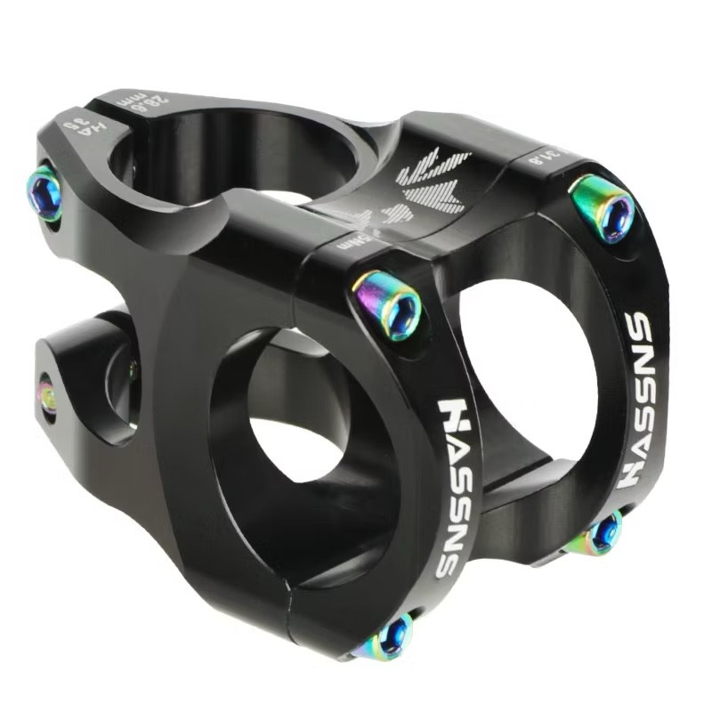 Pô tăng nhôm HASSNS HA35 CNC 31.8x35mm cho xe đạp địa hình