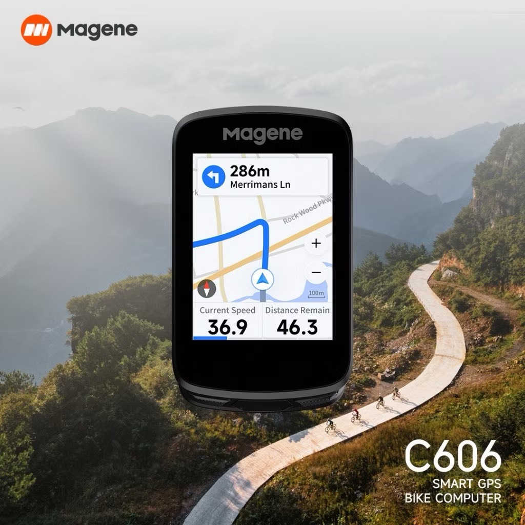 Đồng hồ xe đạp MAGENE C606 GPS màn hình cảm ứng 2.8" fullbox chính hãng