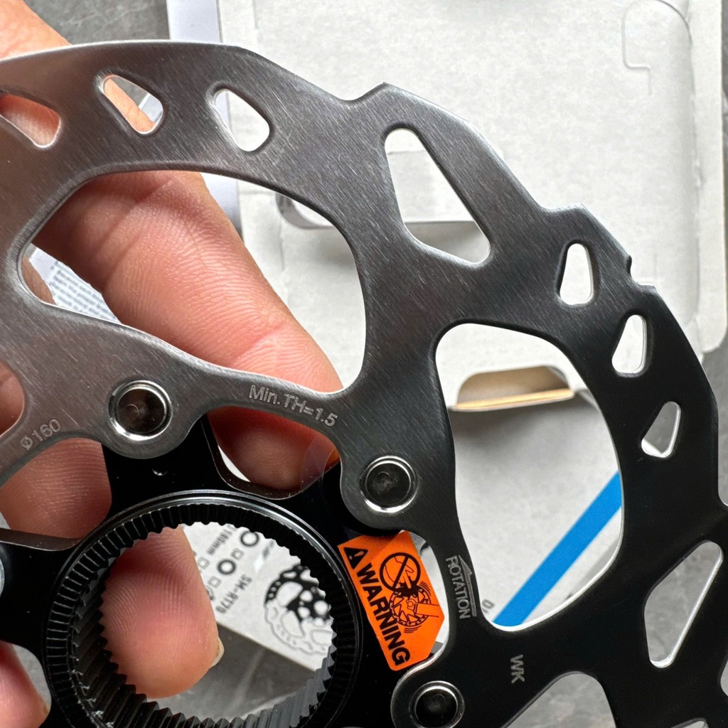 Dĩa thắng center lock SHIMANO RT70 China ICE tản nhiệt chính hãng