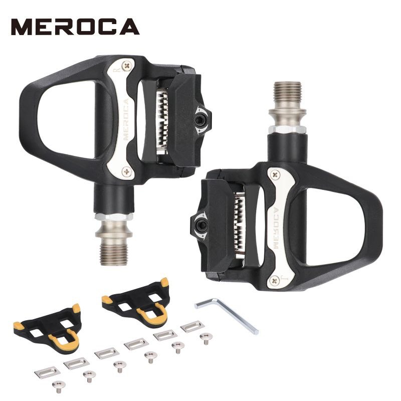 Pedal can xe đạp road MEROCA full box chính hãng
