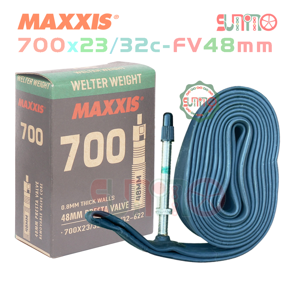 Ruột xe đạp MAXXIS 700x23/32c Welter Weight gắn xe đạp đua