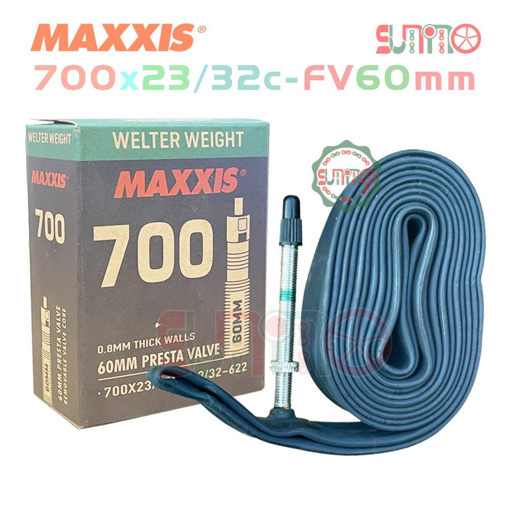 Ruột xe đạp MAXXIS 700x23/32c Welter Weight gắn xe đạp đua
