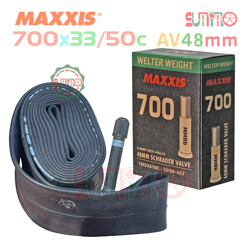 Ruột xe đạp MAXXIS 700x33/50c Welter Weight gắn xe đạp touring