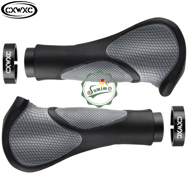 Tay nắm xe đạp CXWXC có bệ tì và vòng khoá nhôm