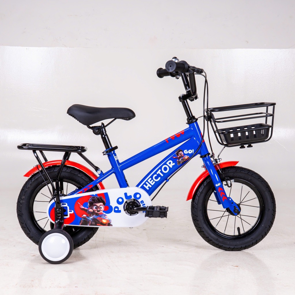 Xe đạp trẻ em HECTOR Polo có bánh phụ cho bé trai
