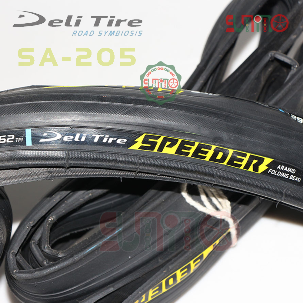 Vỏ gấp DELI SA-205 Aramid 62TPI gắn xe đạp đua