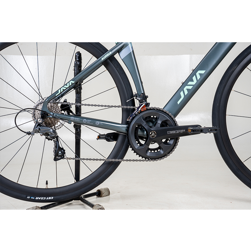 Xe đạp đua JAVA Auriga 18S 2026 sườn nhôm phuộc carbon
