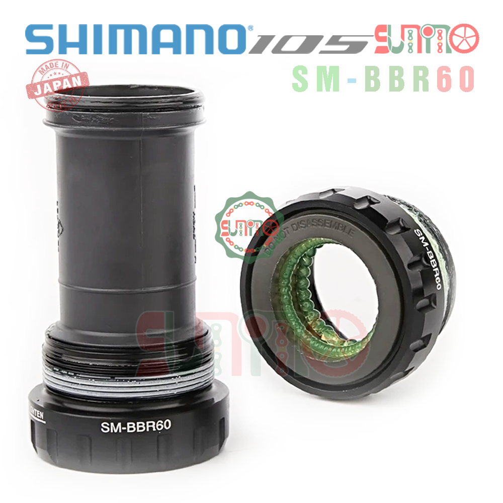 Cốt văn trục rỗng SHIMANO BBR60 Road 68/70mm chính hãng