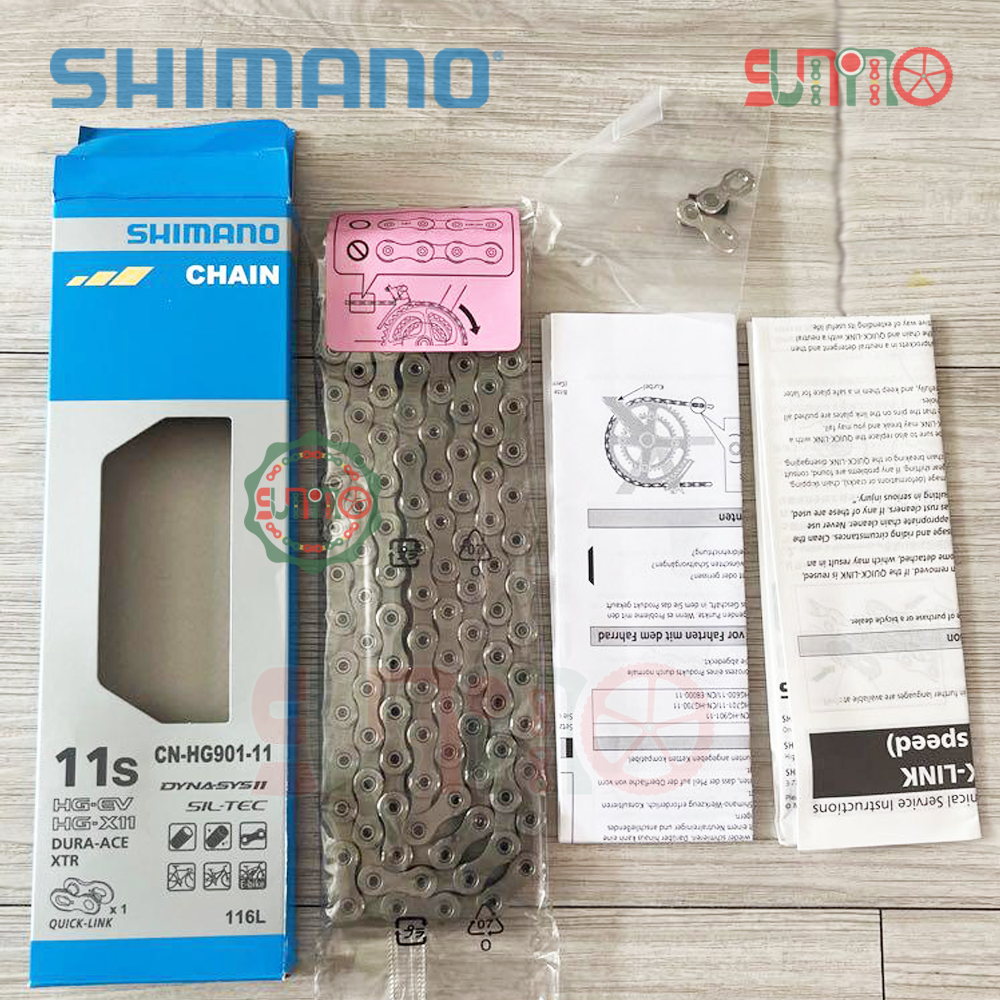 Sên xe đạp SHIMANO HG901 Japan Quick link 11speed chính hãng